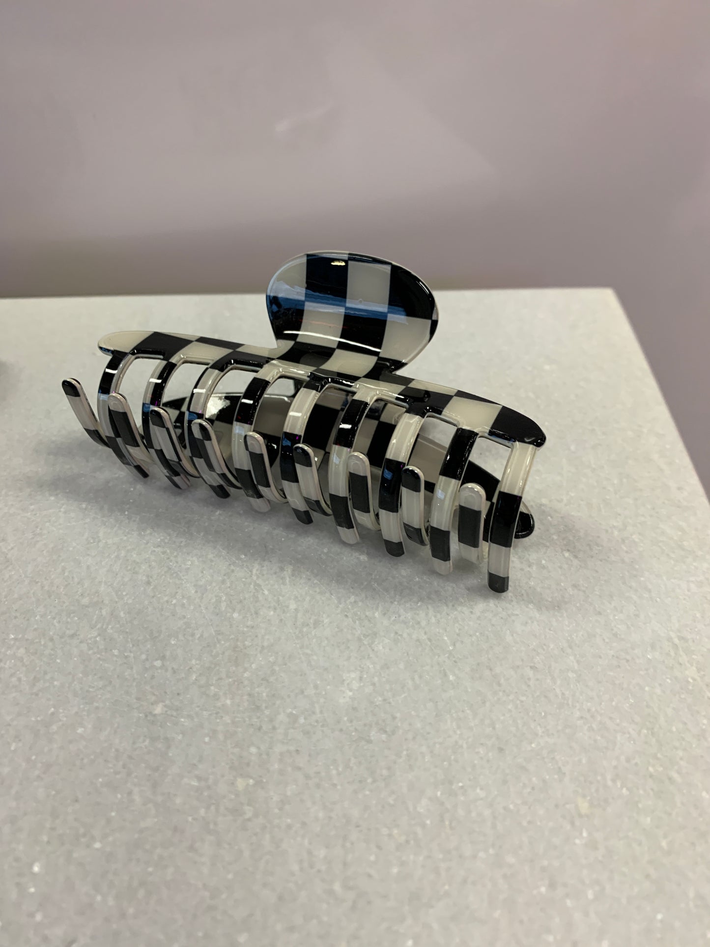 Checkered Claw Clip large