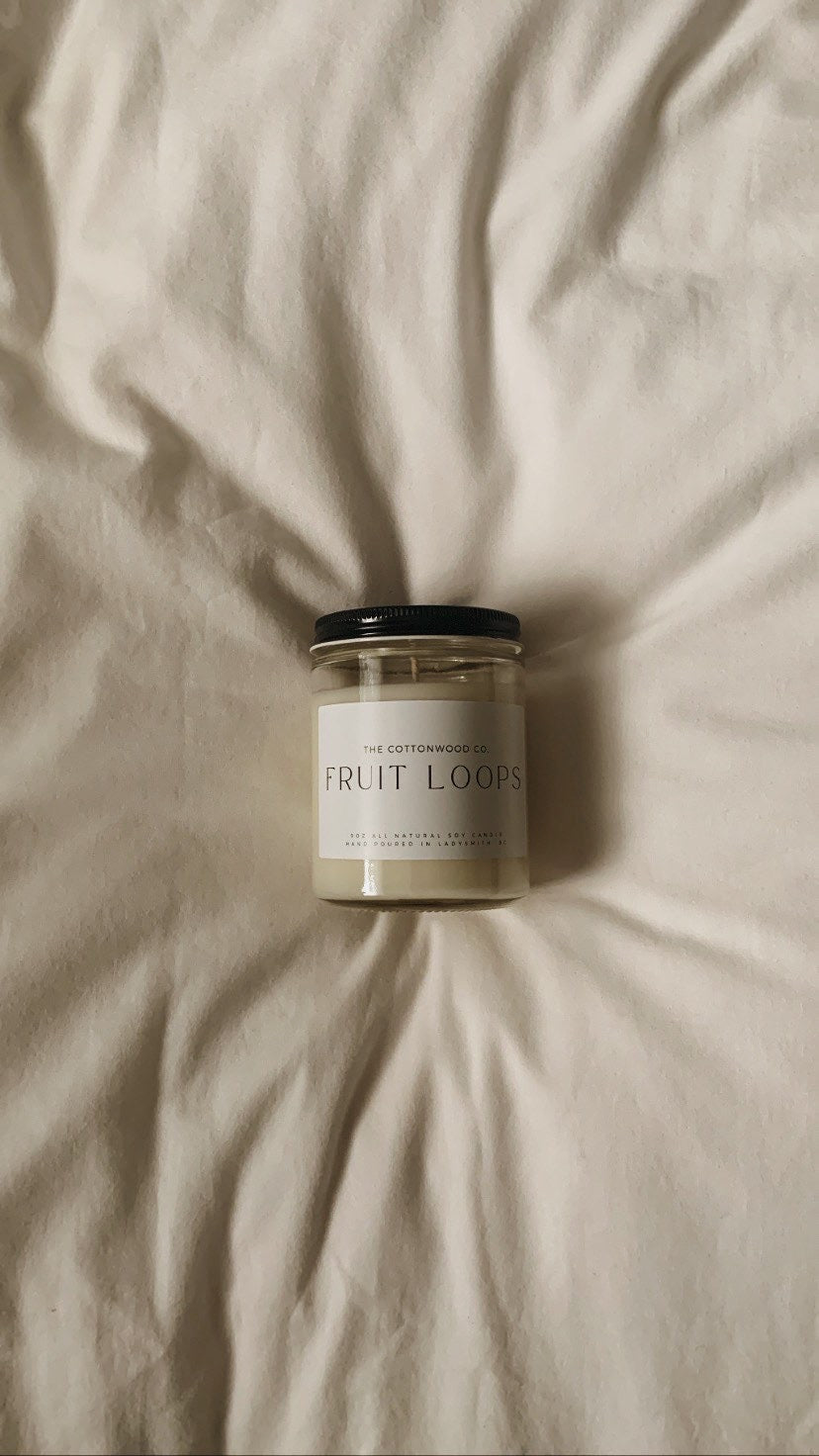 The Cottonwood Co Fruit loops Candle