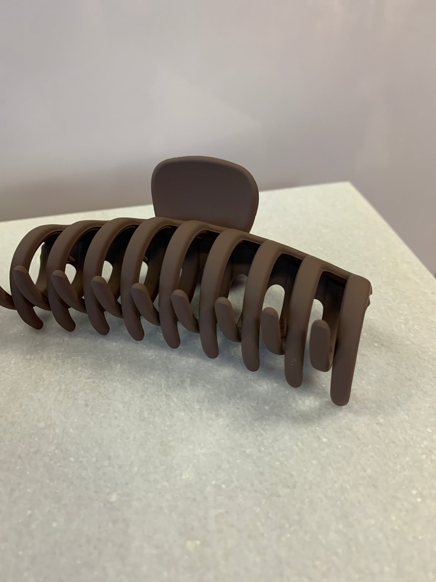 Dark Chocolate Claw Clip large