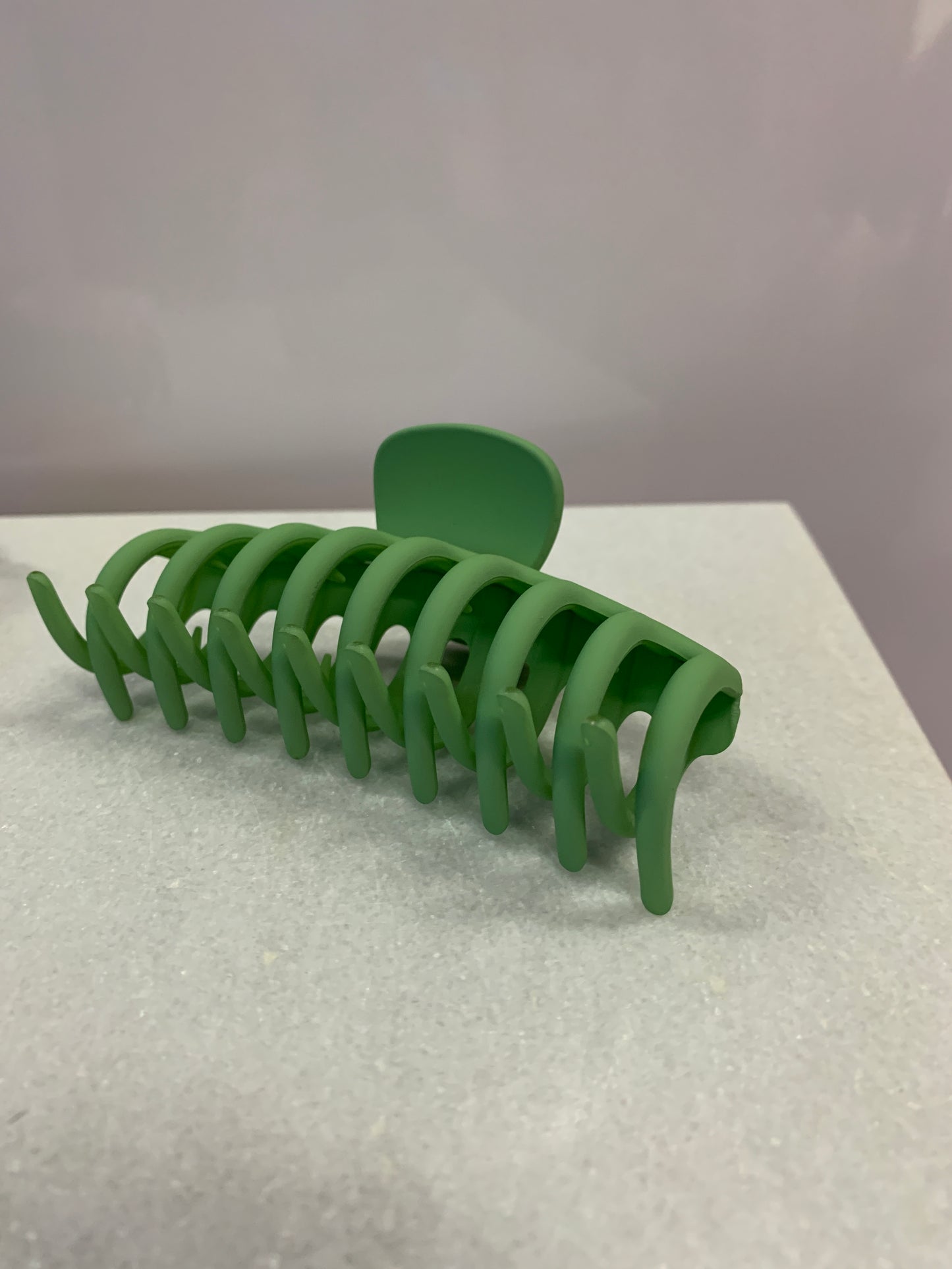 Forest Green Claw Clip large