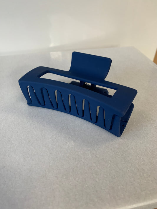 Dark Blue Claw Clip large
