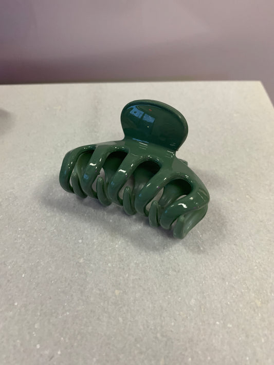 Jade Green Claw Clip small