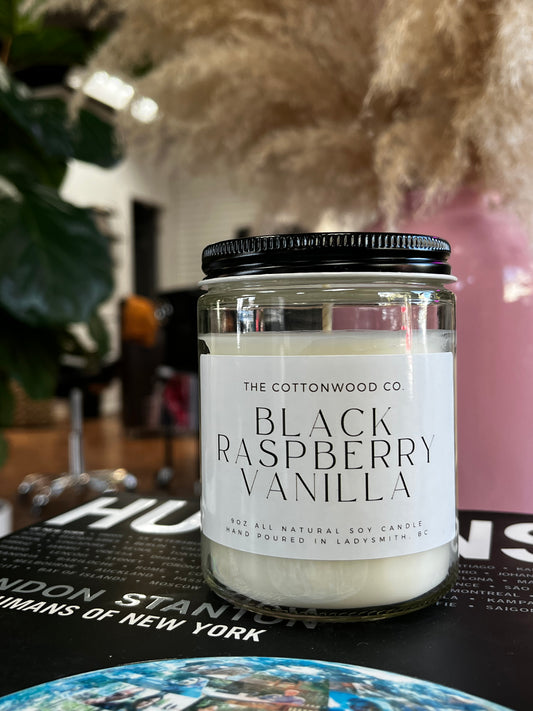 The Cottonwood Co Black Raspberry Vanilla Candle