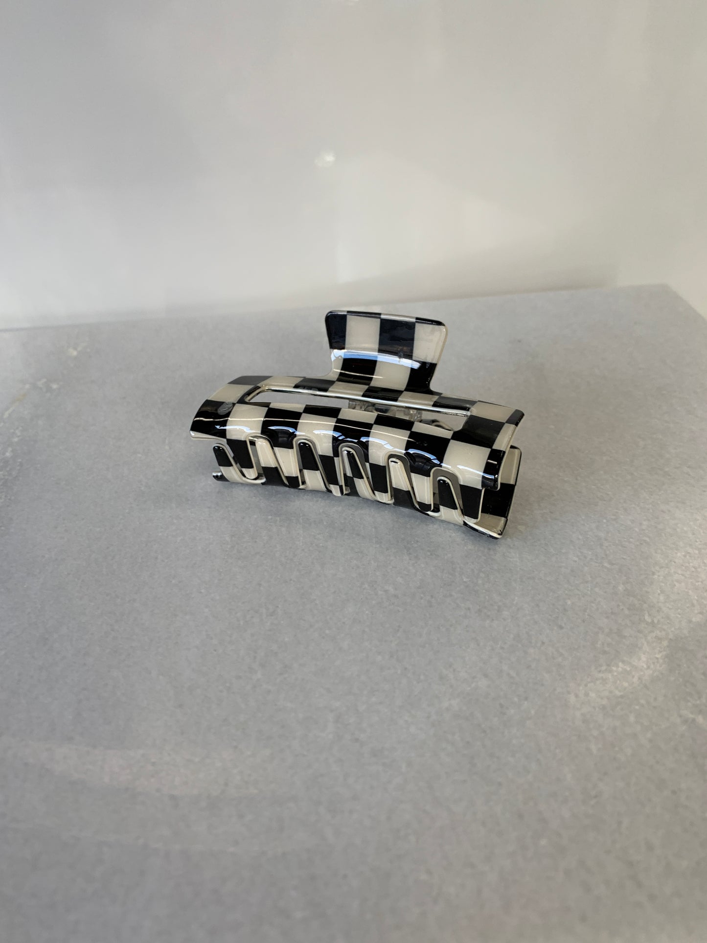 Checkered Claw Clip small