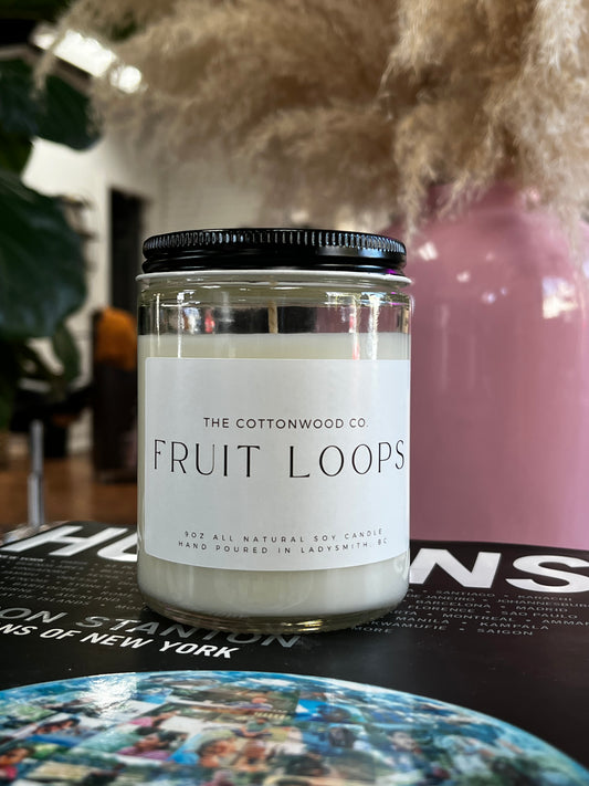 The Cottonwood Co Fruit loops Candle