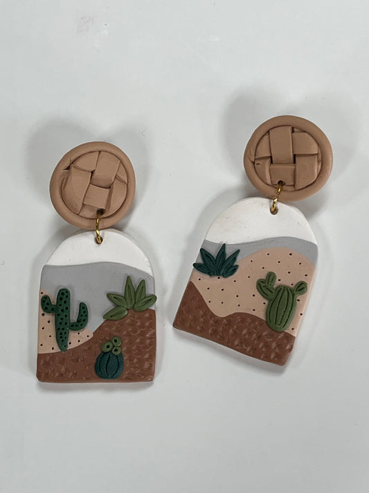 Into the desert earrings